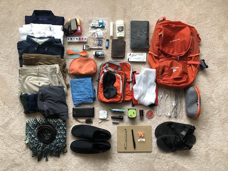 Sắp xếp hành lý phù hợp với mục đích chuyến đi